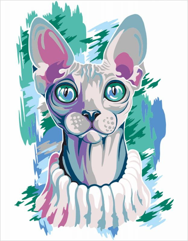 Картина по номерам Rosa Сфинкс 35х45 см (N0001377)