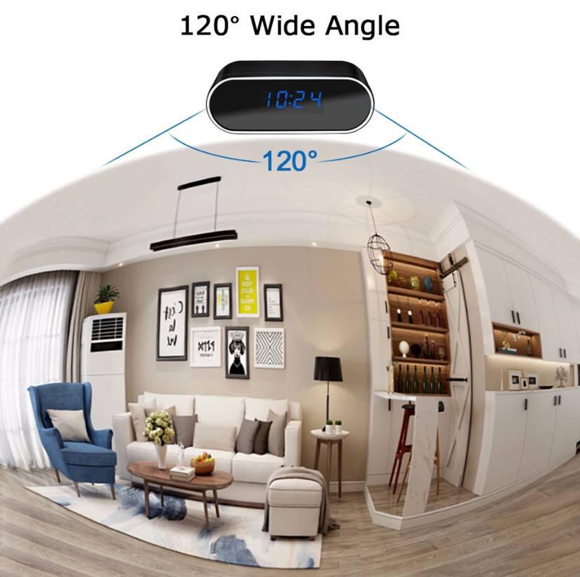 Rамера-годинник WiFi H.264-1080P 90°/120° прихована з датчиком руху (900099) - фото 3