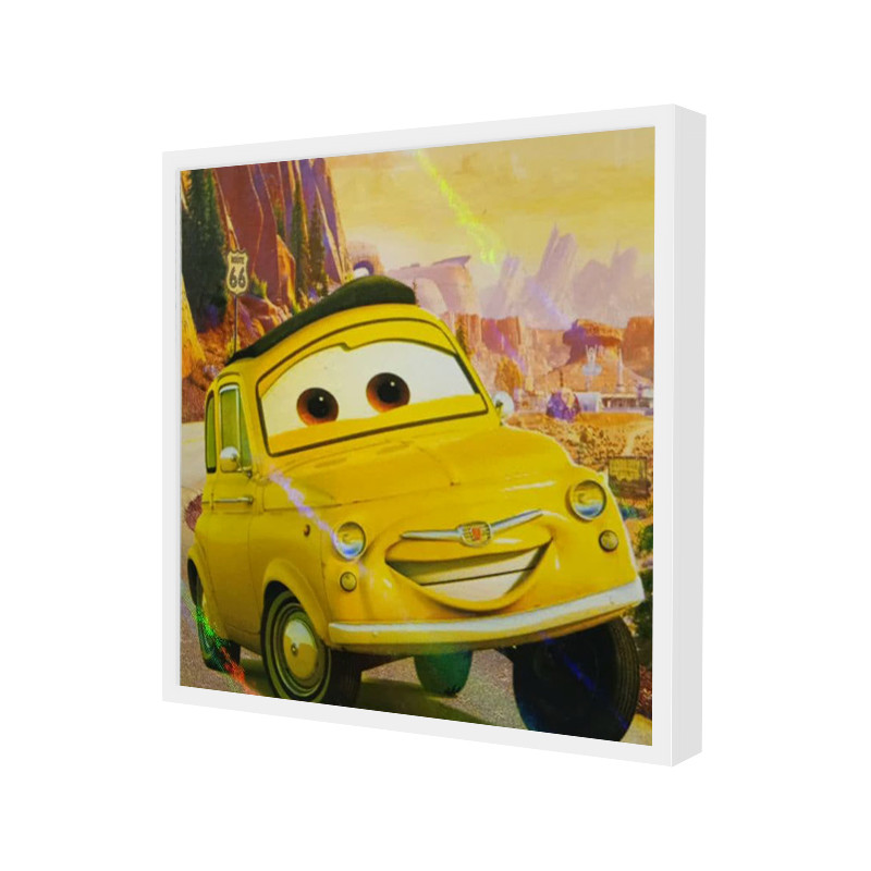 Мозаика алмазная Lesko DIY 1074 Тачки Луиджи детское рукоделие