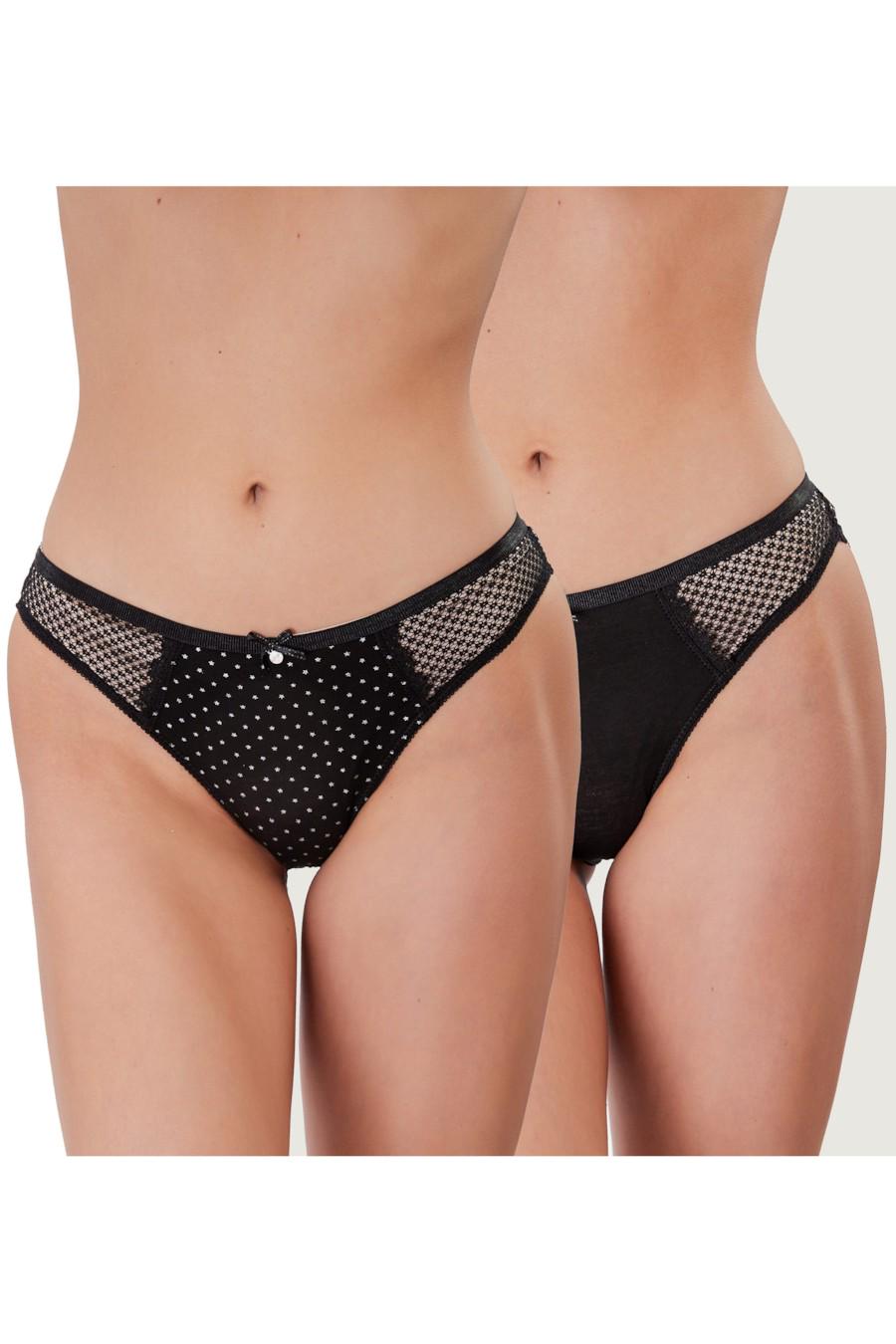 Трусики сліп Lama р. 5/XL 2 шт. Чорний (79288)