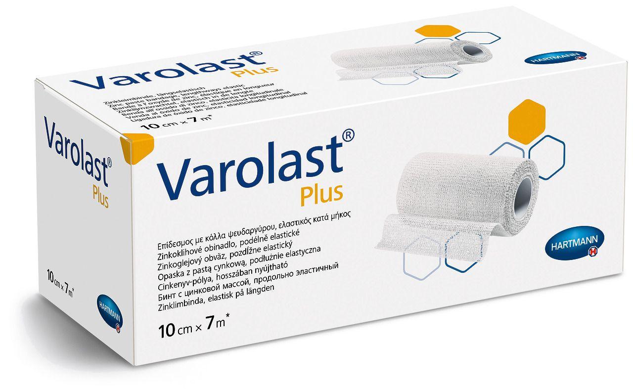 Компрессионный эластичный бинт с цинковой массой Varolast Plus 10 см 7м 1 шт.