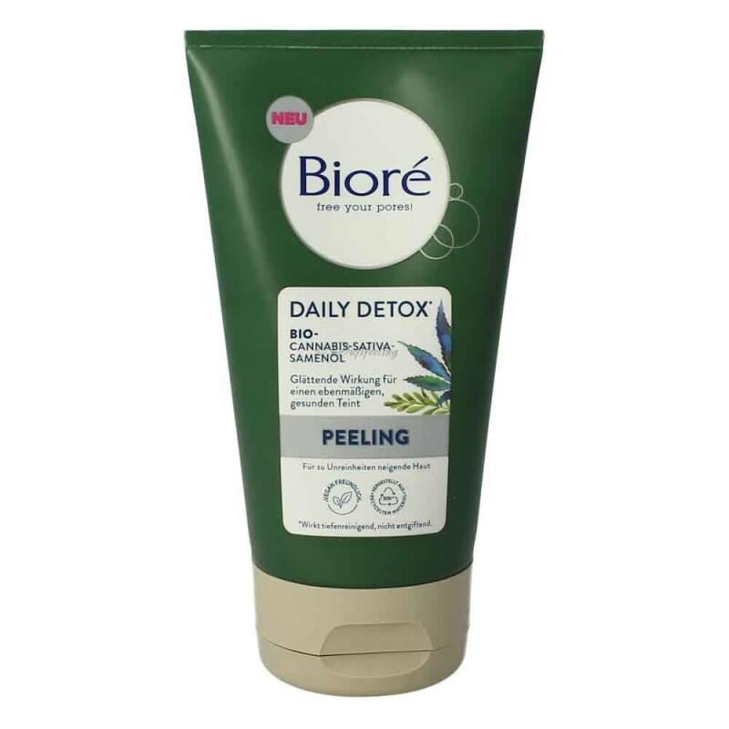 Пілінг для обличчя Biore Daily Detox BIO-Cannabis Sativa з олією насіння коноплі 125 мл (31301892)