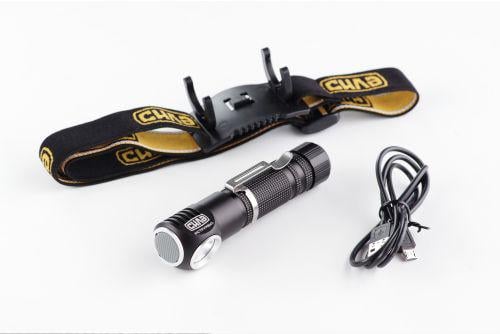 Фонарь налобный Сила 2в1 аккумуляторная 700Лм (900502)