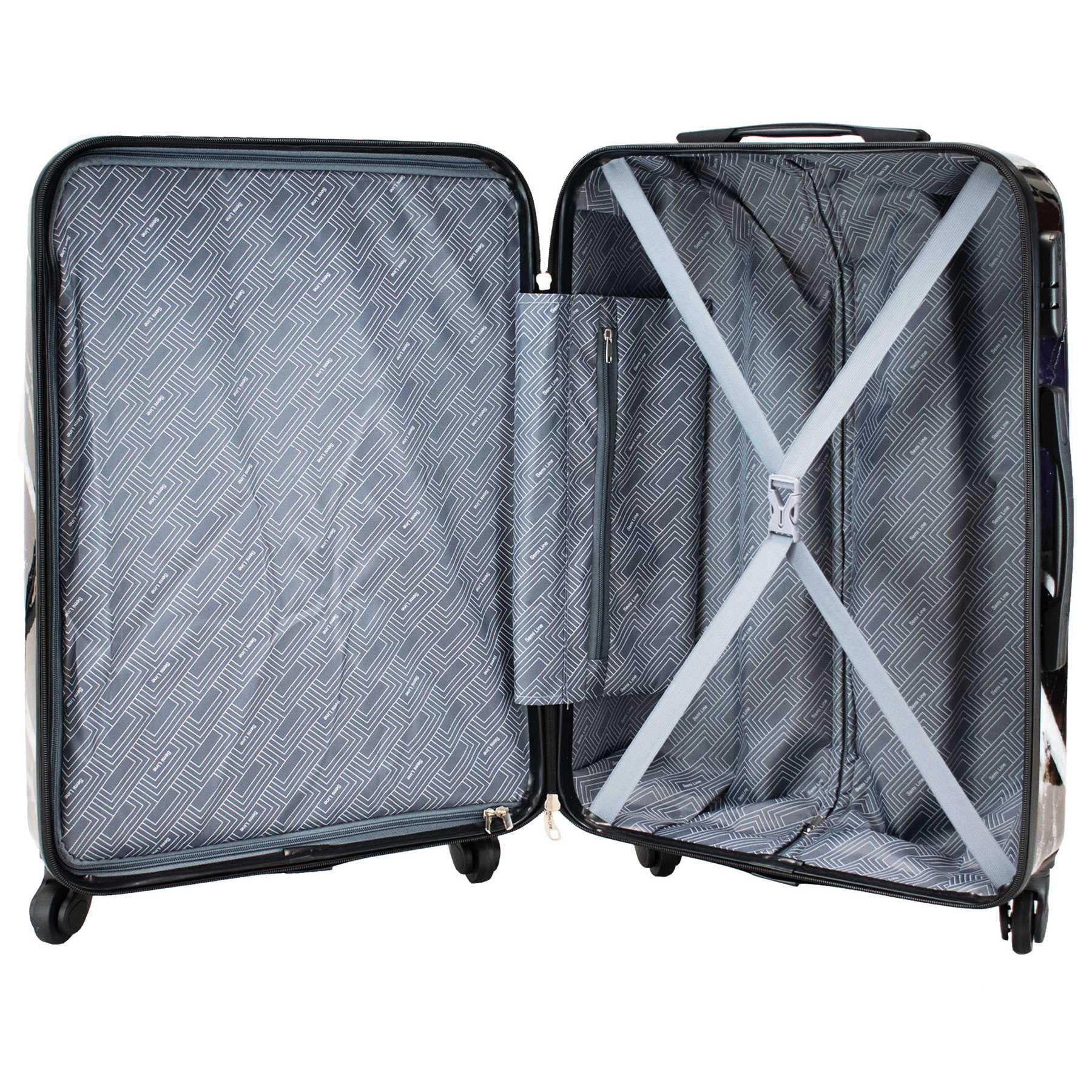 Валіза SEMI LINE 28" L Black Marble (T5730-3) - фото 6 Валіза SEMI LINE 28" L Black Marble (T5730-3) - фото 6