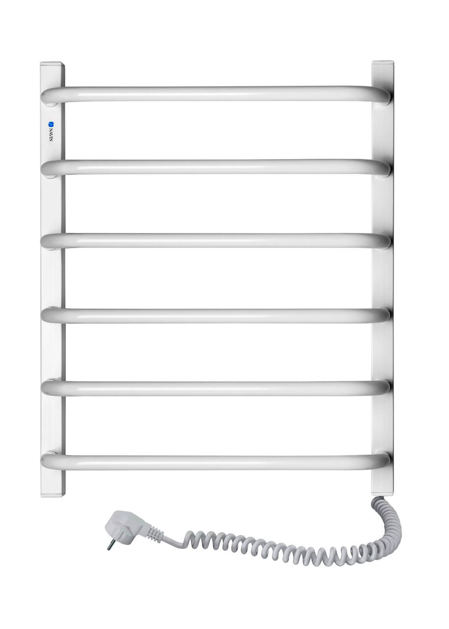 Полотенцесушитель электрический NAVIN Симфония Квадро 480x600 мм выключатель справа