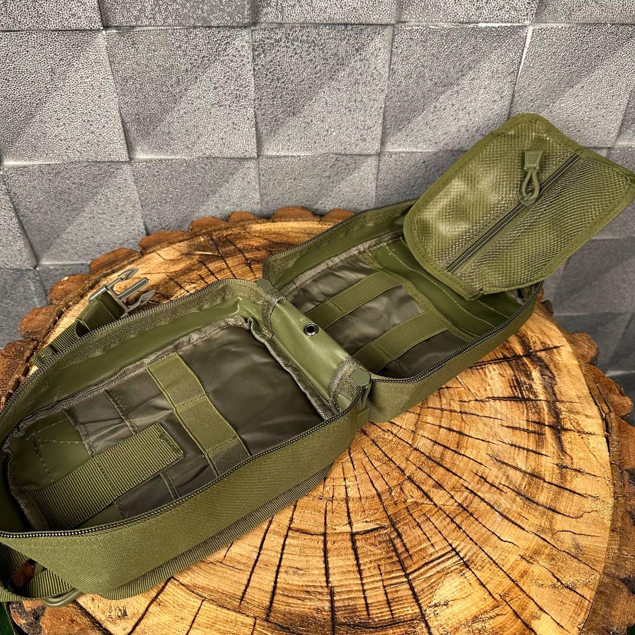 Подсумок для аптечки быстрого сброса стандарт НАТО Оливковый - фото 8 Подсумок для аптечки быстрого сброса стандарт НАТО Оливковый - фото 8