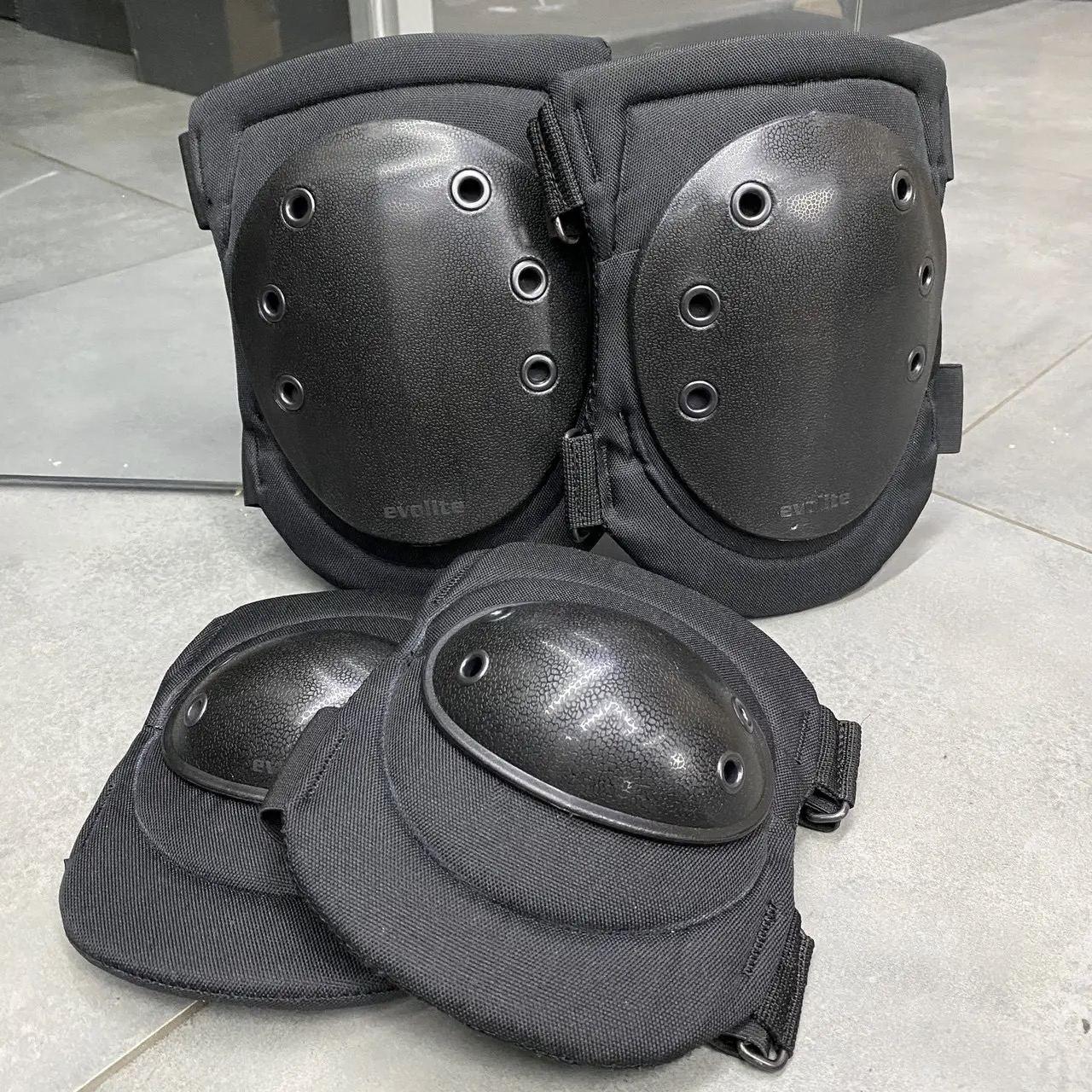 Наколенники и налокотники Evolite Черный (243443) - фото 2 Наколенники и налокотники Evolite Черный (243443) - фото 2