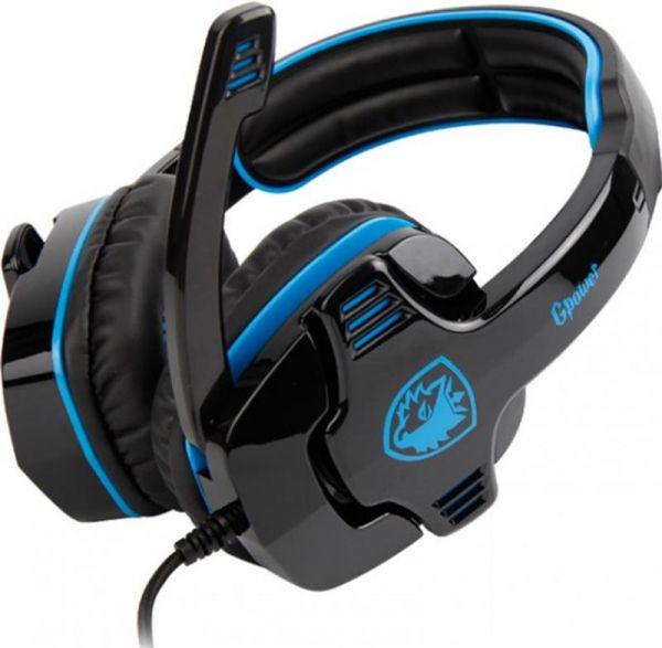 Навушники Sades SA-708GT Black/Blue (sa708blj) - фото 4