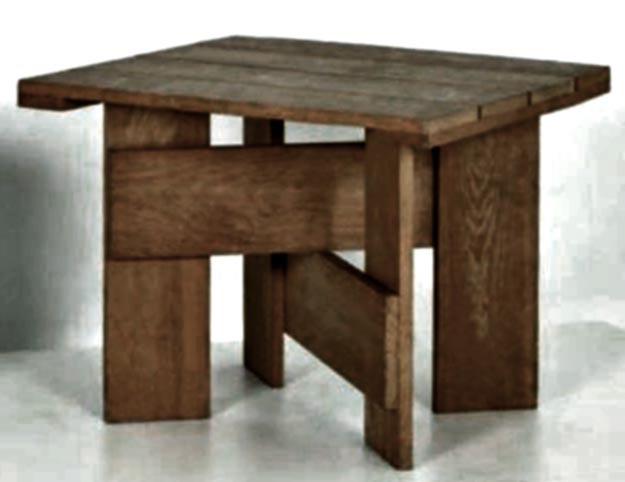 Стульчик из дерева Удай Капучино (ТАБ-011509)