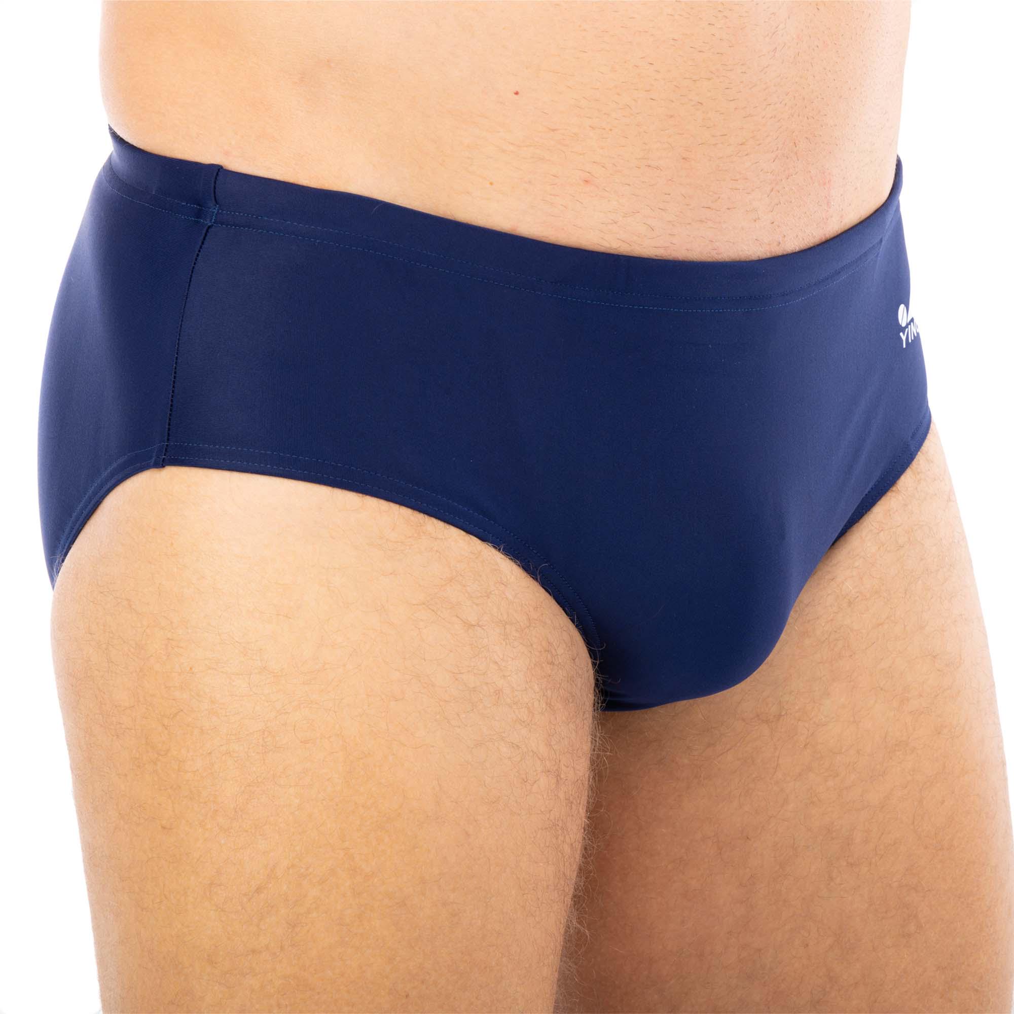 Плавки мужские классические для плавания YINGFA 9109 M Темно-синий (9109_Темно-синий_M_(155-160см) - фото 3 Плавки мужские классические для плавания YINGFA 9109 M Темно-синий (9109_Темно-синий_M_(155-160см) - фото 3