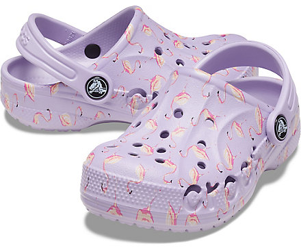 Сабо дитячі Crocs Baya Seasonal Printed Clog р. 25/26 Лавандовий (6308)