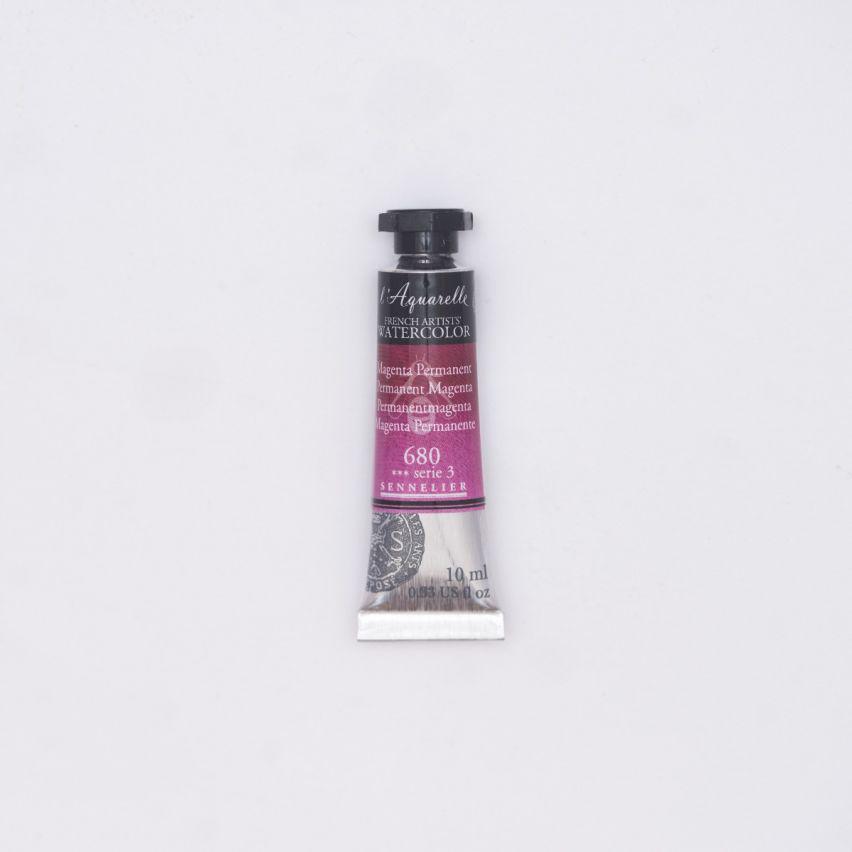 Акварель в тюбиках Sennelier L'Aquarelle S3 10 мл стойкая Маджента