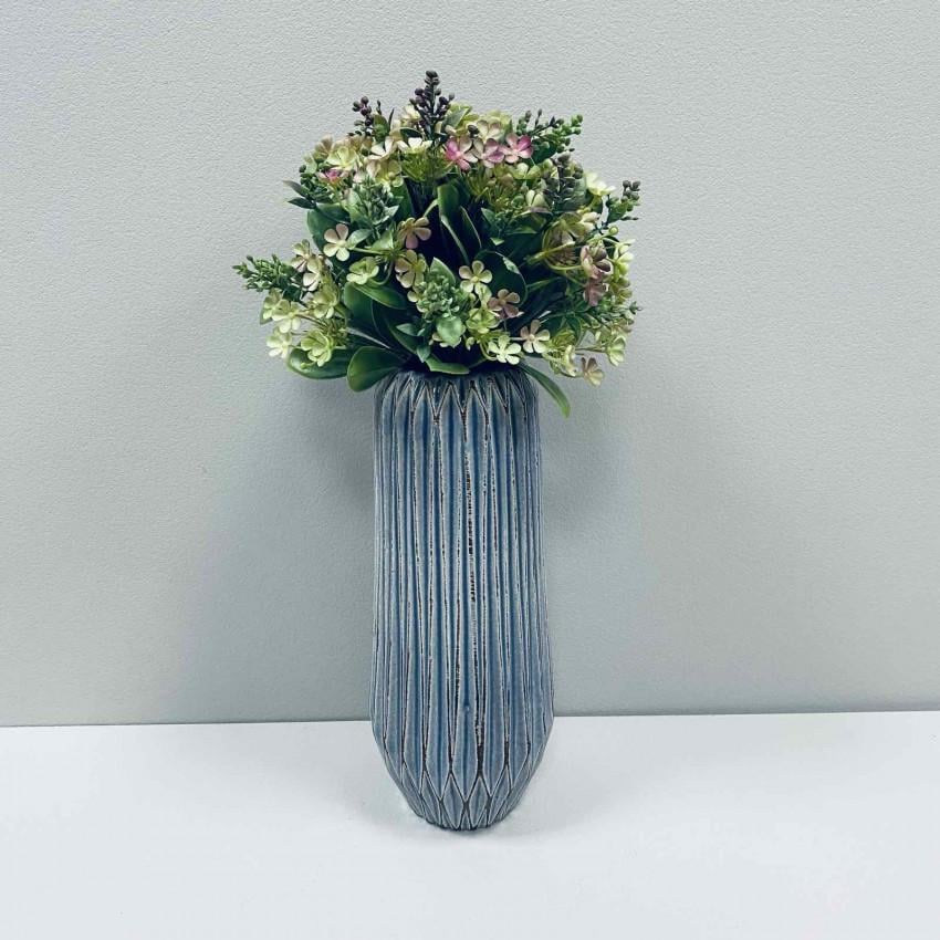 Ваза керамічна Modern Stenson R94019DB 31x7,5 см (2359669754)