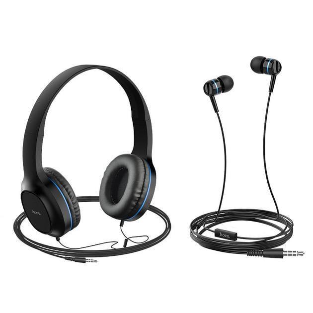 Наушники Hoco Enlighten W24 Blue