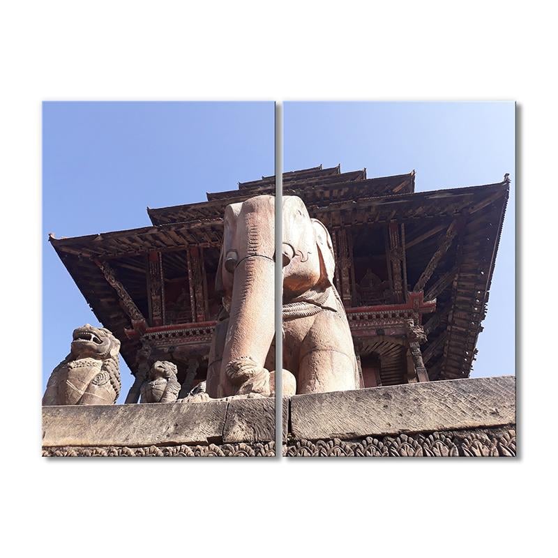 Картина модульная Бхактапура, Непал 2 модуля 120x180 см