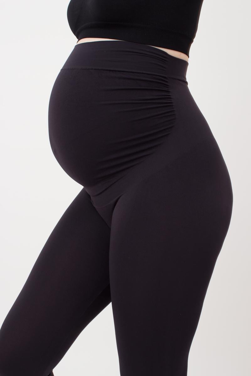 Легінси для вагітних Giulia MAMA LEGGINGS безшовні L/XL Black (4820040270456) - фото 4 Легінси для вагітних Giulia MAMA LEGGINGS безшовні L/XL Black (4820040270456) - фото 4