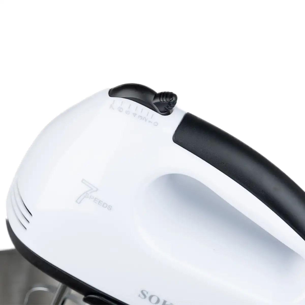 Миксер стационарный Sokany CX-6620 с чашей и двумя насадками Белый (mcr) - фото 5 Миксер стационарный Sokany CX-6620 с чашей и двумя насадками Белый (mcr) - фото 5