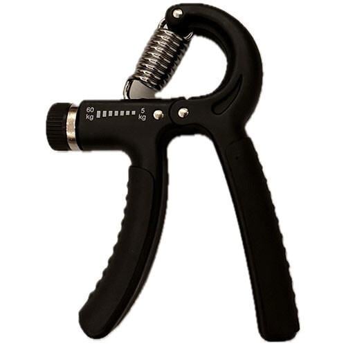 Эспандер кистевой пружинный с регулируемой нагрузкой 5-60 кг Черный (83100BwsBlack)