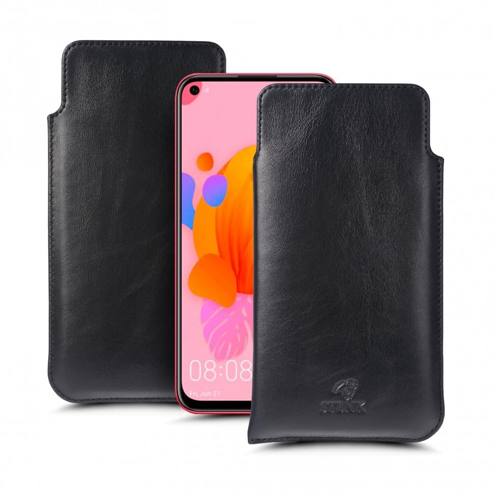 Футляр Stenk Elegance для Huawei P20 Lite (2019) Черный (65882)