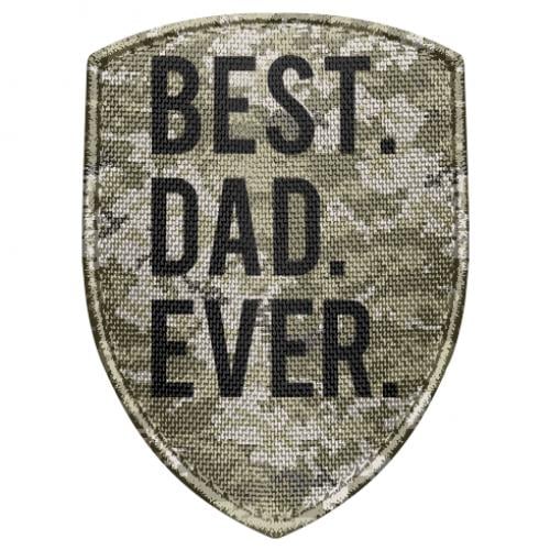 Шеврон щит "Best. Dad. Ever." (17674041-22-126129)
