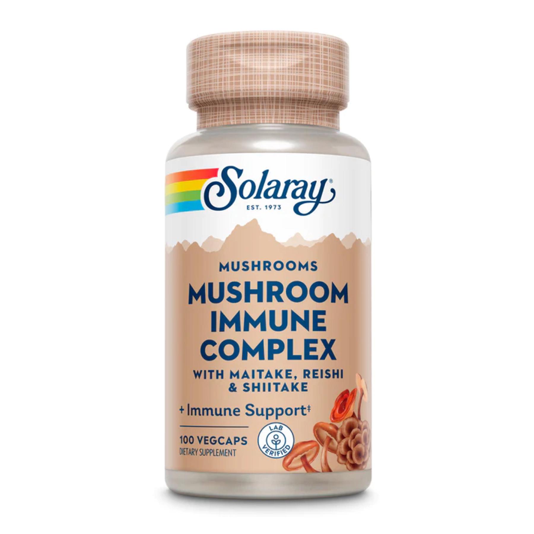 Натуральная добавка Mushroom Immune Complex 600 mg 100 vcaps (2023-10-2127)