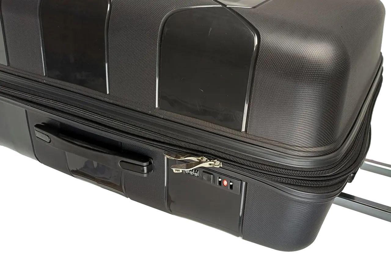 Валіза пластикова Reymond велика 120 л Чорний (S9010222) - фото 9 Валіза пластикова Reymond велика 120 л Чорний (S9010222) - фото 9