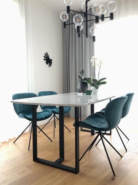 Опора для стола из металла 600х200 мм H 730 мм Черный (1036) - фото 3 Опора для стола из металла 600х200 мм H 730 мм Черный (1036) - фото 3