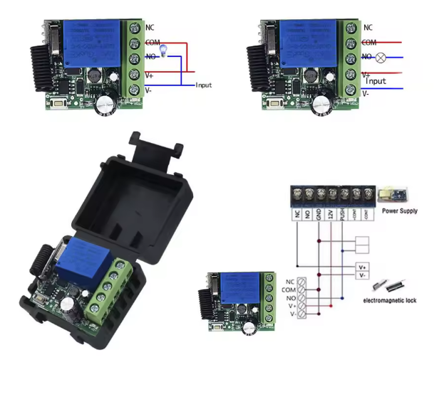 Реле контроля для автоматических ворот 433Mhz с 2 пультами Black (cd6c3ec3) - фото 2 Реле контроля для автоматических ворот 433Mhz с 2 пультами Black (cd6c3ec3) - фото 2