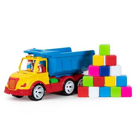 Самосвал с кубиком Bamsic 009/14 Mati (113006)