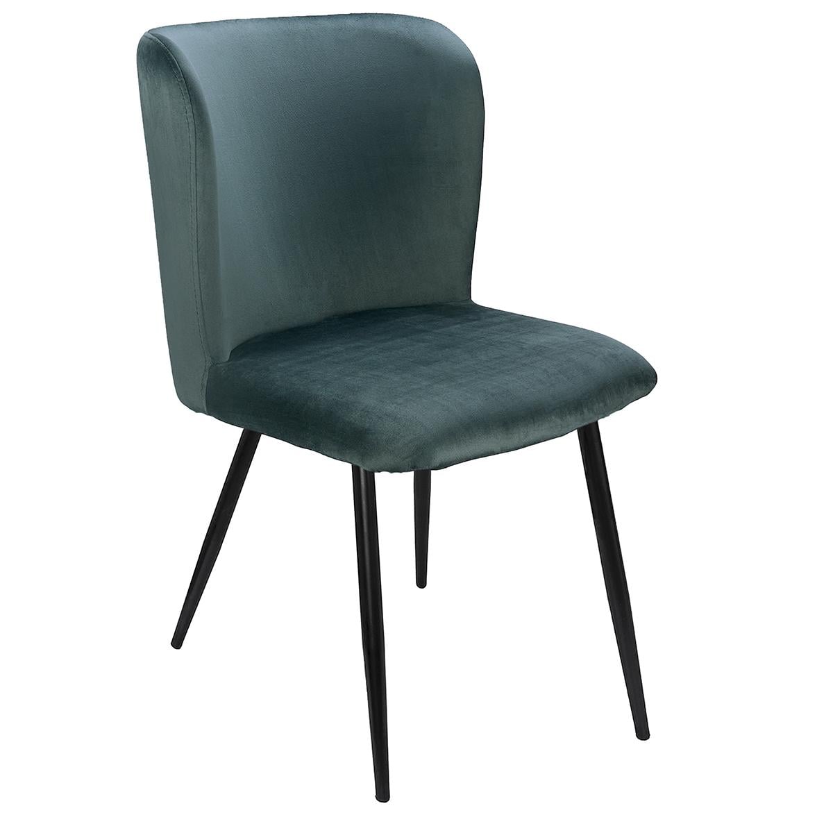 Кухонный стул Fly BL F-11 из металла/ткань велюр Темно-серый (48321)