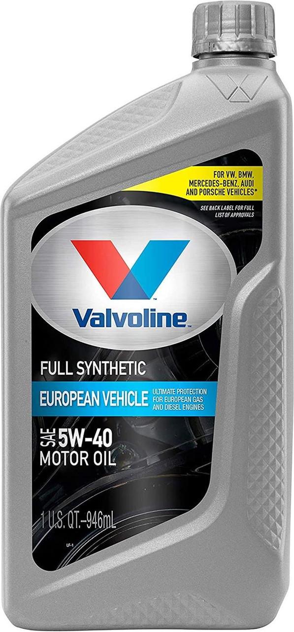 Моторное масло Valvoline Full Synthetic European Vehicle 5W-40 0,946 мл (VV966)