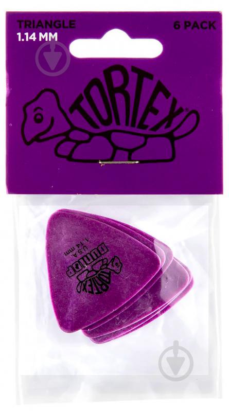 Медиаторы Dunlop 431P1.14 Tortex Triangle Player's Pack 1.14 mm (6 шт.)