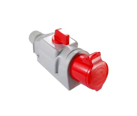 Набір монтажний E.NEXT вимикач L-O-P розетка 1x16А 400 В 3Р+N+PE (195)