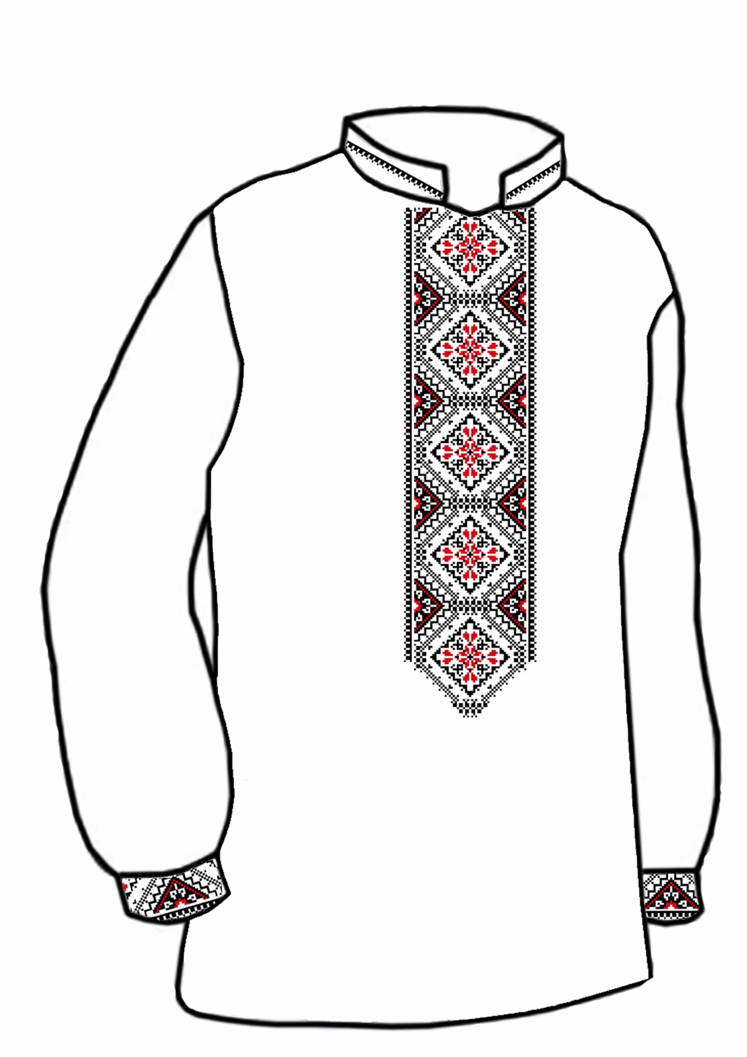 Заготовка для вишивки нитками або бісером/сорочка чоловіча не пошита СЧД-209 домоткане полотно Заготовка для вишивки нитками або бісером/сорочка чоловіча не пошита СЧД-209 домоткане полотно