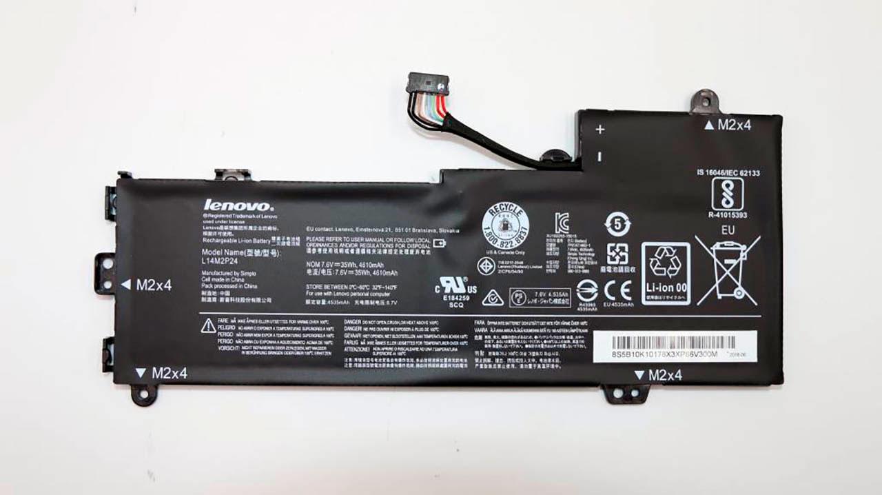 Аккумулятор для Lenovo L14M2P24/L14S2P22/L14L2P22/L14M2P24