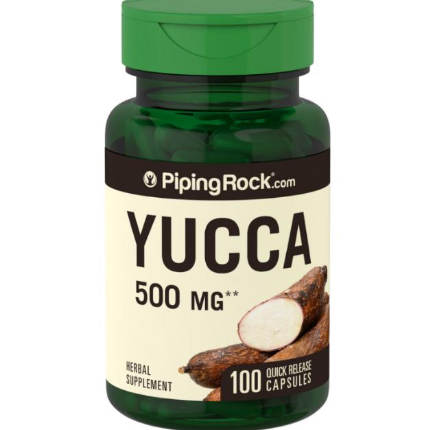 Юкка Piping Rock Yucca Root 500 мг 100 Caps