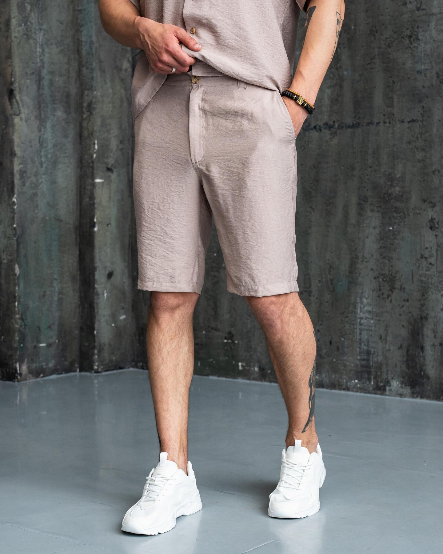 Шорти чоловічі класичні Aero лляні S Моко (26377/1/1)