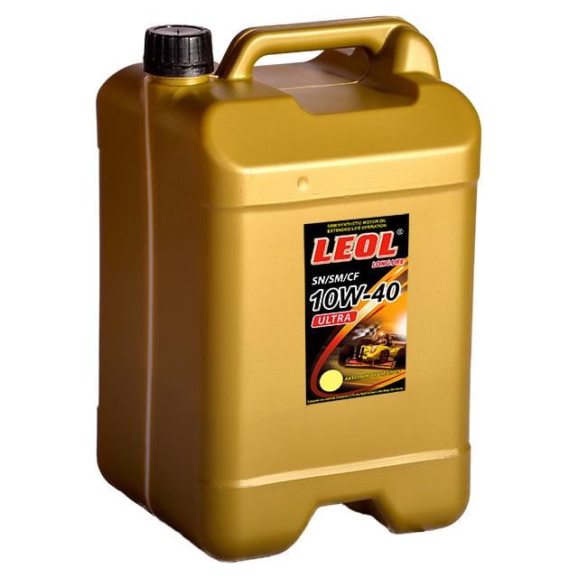 Моторне мастило Леол Ультра 10W-40 SN/SM/CF 10 л (710652330) - фото 1 Моторне мастило Леол Ультра 10W-40 SN/SM/CF 10 л (710652330) - фото 1
