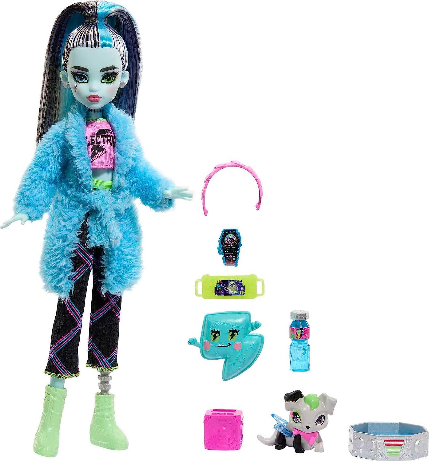 Лялька Mattel Monster High Frankie Stein Creepover Party Set (13077942) - фото 2