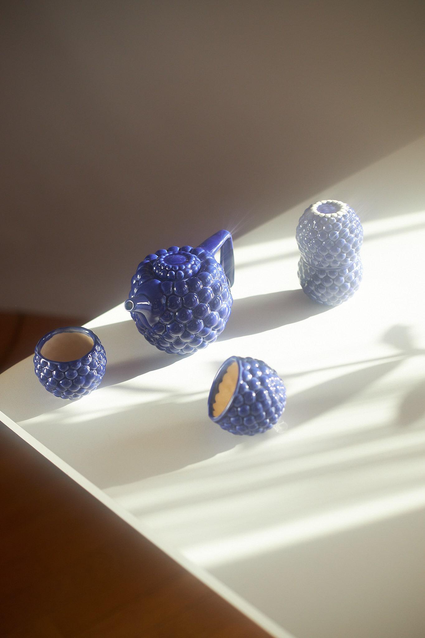 Набор для чайной церемонии Синяя ягода ручной работы (TS-20) - фото 17 Набор для чайной церемонии Синяя ягода ручной работы (TS-20) - фото 17