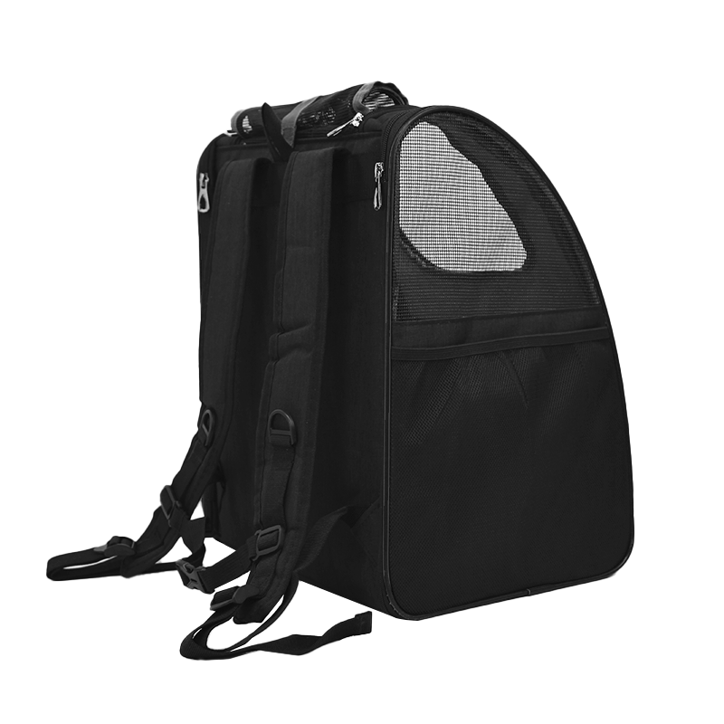 Рюкзак-переноска Lesko SY210808 для кошек и собак 42x34x28 см Черный (784779490) - фото 3 Рюкзак-переноска Lesko SY210808 для кошек и собак 42x34x28 см Черный (784779490) - фото 3