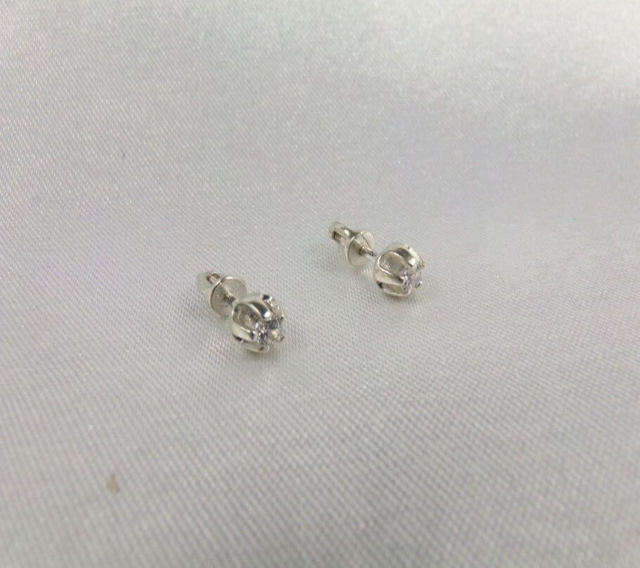 Пусеты 80082 Maxi Silver 6061 (86061)