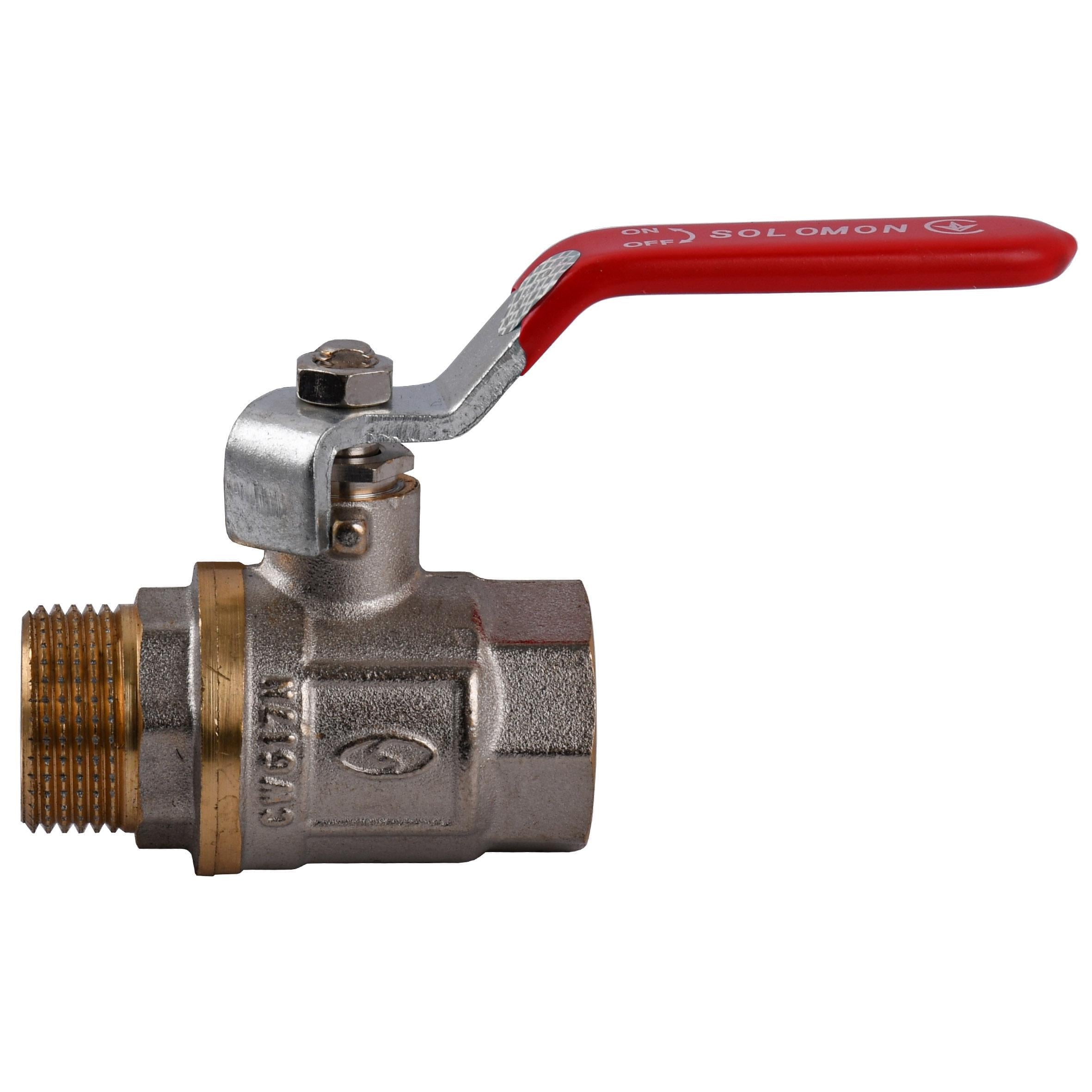 Кран шаровый прямой Solomon 3/4″ ЗВ КР PN40 B1002 (000029404) Кран шаровый прямой Solomon 3/4″ ЗВ КР PN40 B1002 (000029404)