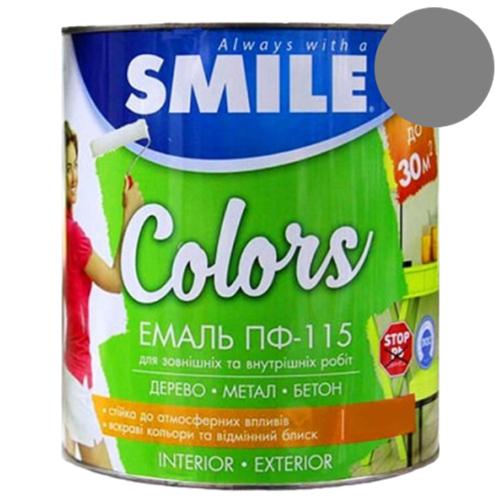 Эмаль алкидная ПФ-115 Smile 2,8 кг Серый (2688156134) - фото 1