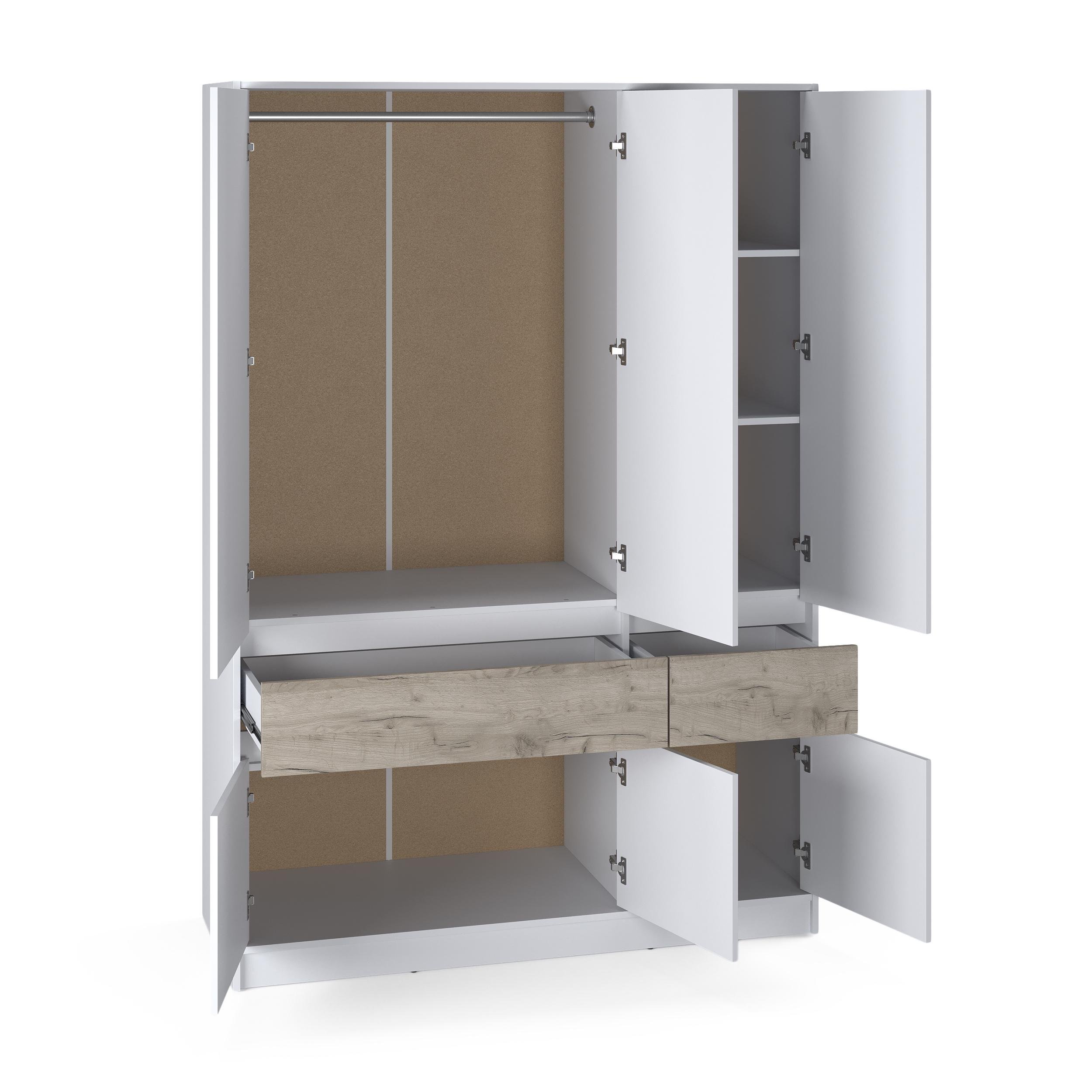 Шафа Everest Style 1400х530х2030 мм Німфея/Крафт сірий (11473) - фото 4 Шафа Everest Style 1400х530х2030 мм Німфея/Крафт сірий (11473) - фото 4