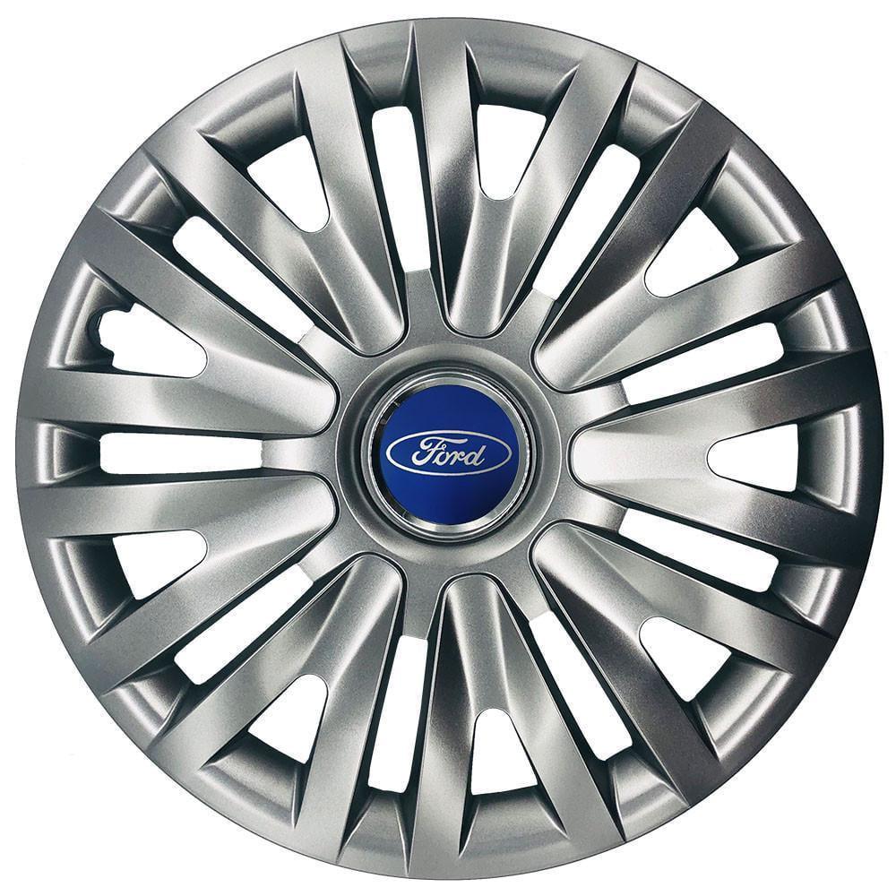 Колпаки SJS 217 с логотипом Ford 4 шт. R14 Серебряный (2654557133)