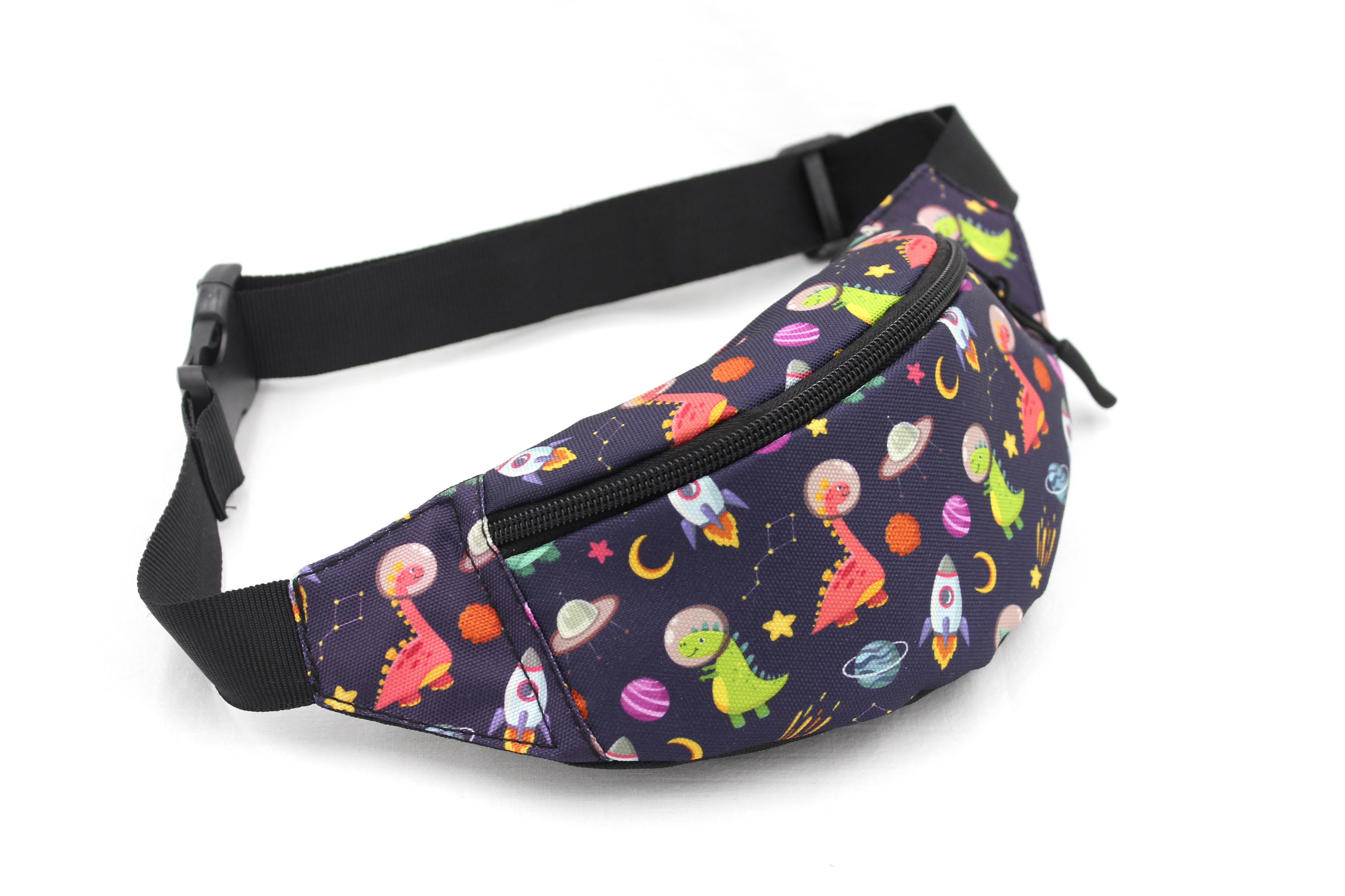 Сумка бананка дитяча з регулюючим ремінцем Діно Космос (Д-002) - фото 2