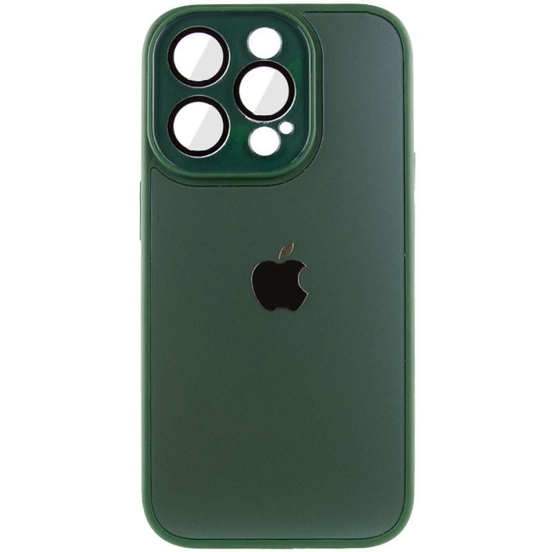 Протиударний Чохол TPU+Glass Sapphire Midnight для Apple iPhone 13 Pro (6.1") Зелений / Forest green