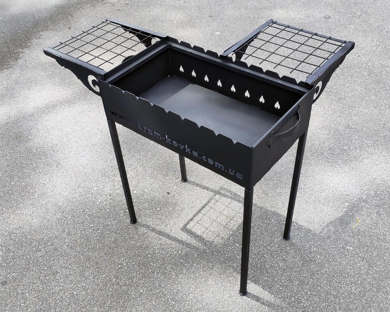 Мангал Kram-kovka со съемными ножками и боковушками 2 мм - фото 4 Мангал Kram-kovka со съемными ножками и боковушками 2 мм - фото 4