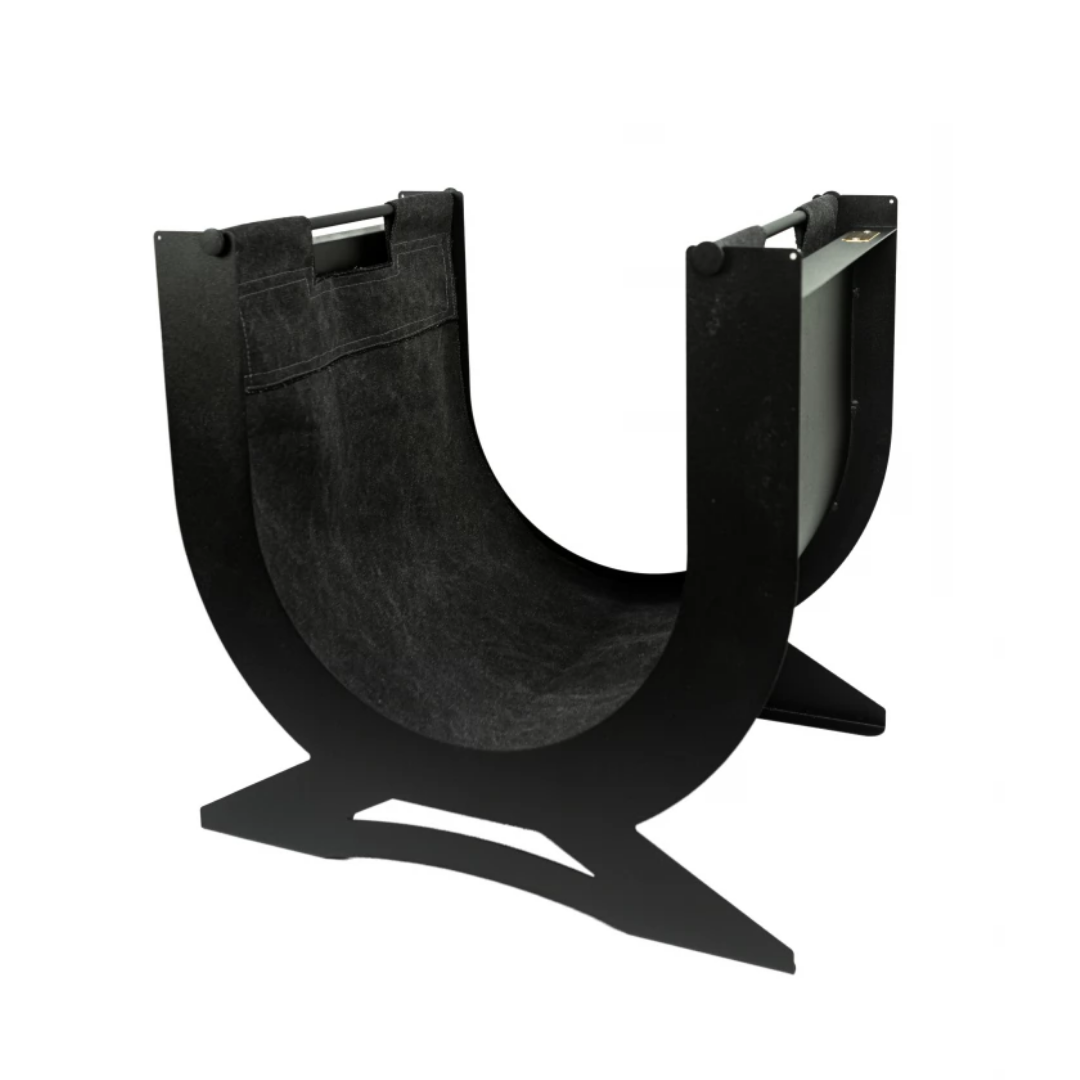 Корзина дровяная cтальная Ferrum Зевс с сумкой из брезента (28731215)